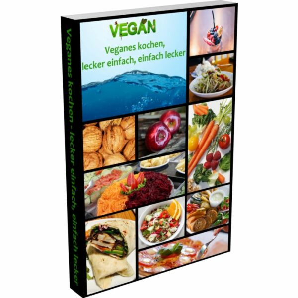 Reseller eBook Cover: Veganes kochen - einfach lecker, lecker einfach-01