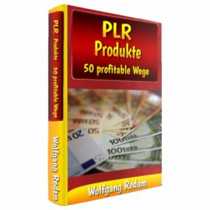 eBook Cover: PLR Produkte - 50 profitable Wege