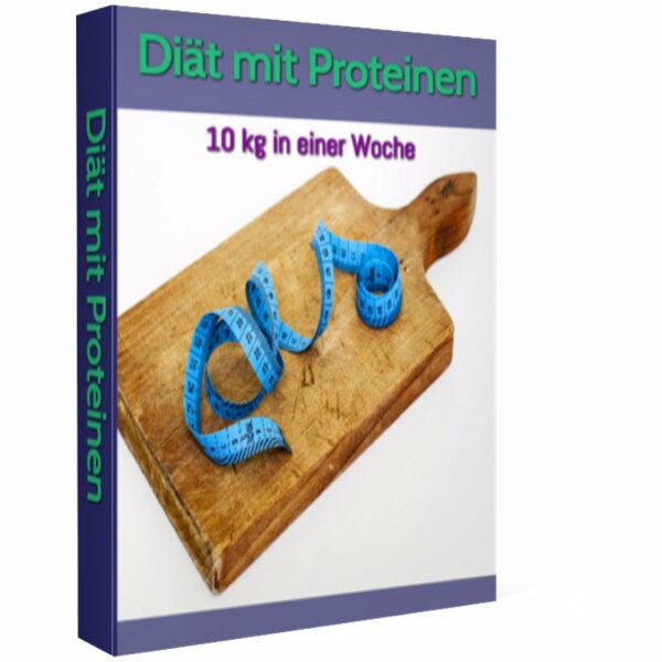 eBook Cover: Diät mit Proteinen