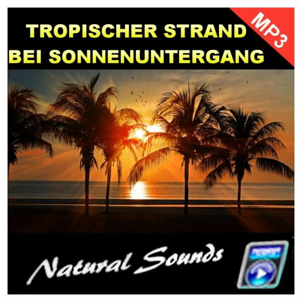 Reseller Audio CD Cover: Natural Sounds - Tropischer Strand bei Sonnenuntergang-2