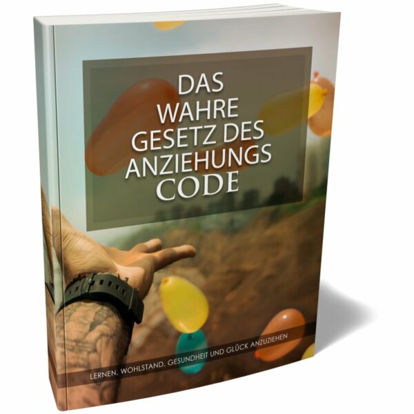 Reseller eBook Cover: Das wahre Gesetz des Anziehungs Code-01