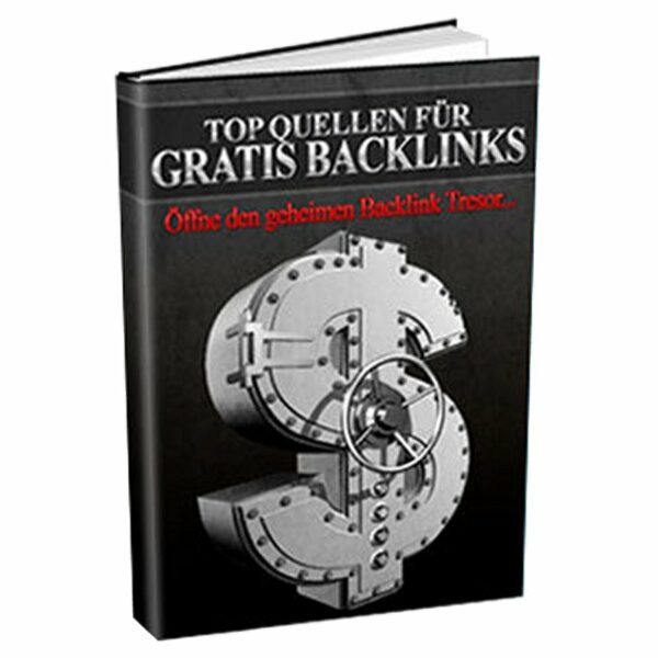 eBook Cover: Top Quellen für gratis Backlinks