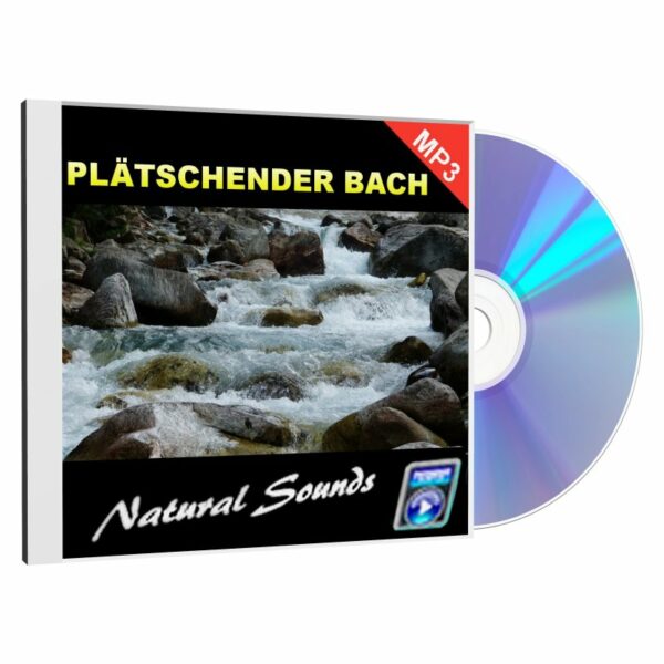 Audio CD Cover: Natural Sounds - Plätschender Bach