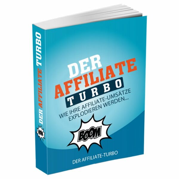 Reseller eBook Cover: Der Affiliate-Turbo-1